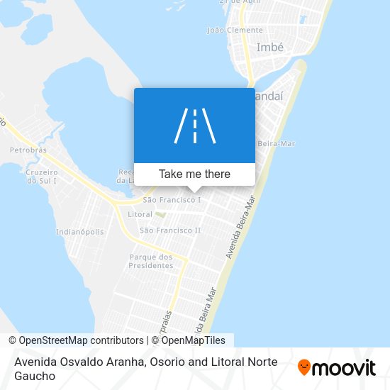 Avenida Osvaldo Aranha map