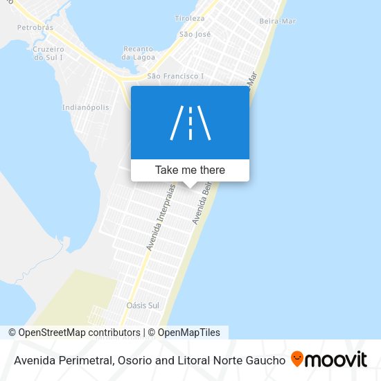 Avenida Perimetral map