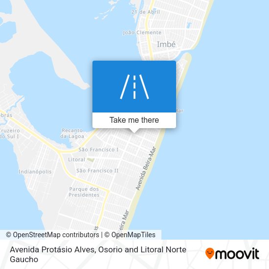Avenida Protásio Alves map