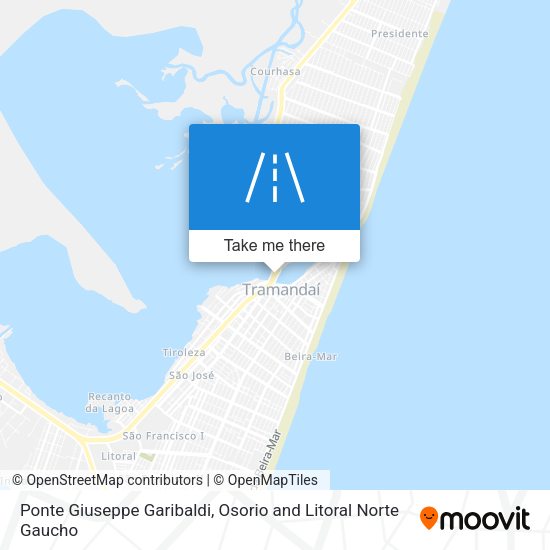 Ponte Giuseppe Garibaldi map