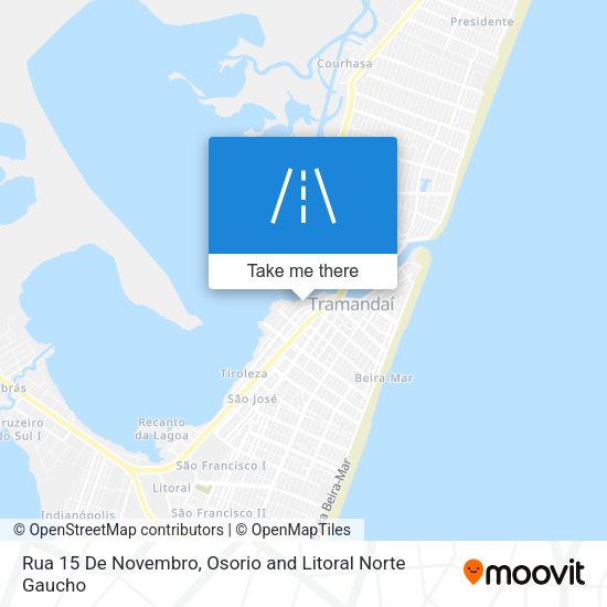 Rua 15 De Novembro map