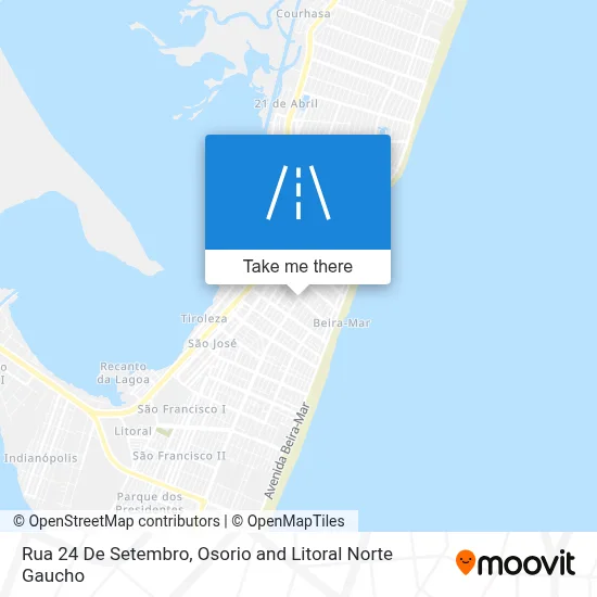 Rua 24 De Setembro map