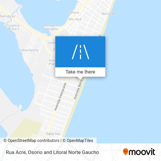 Rua Acre map