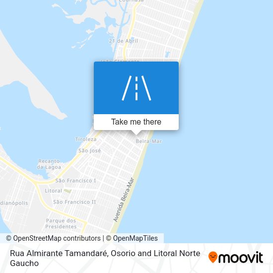 Rua Almirante Tamandaré map