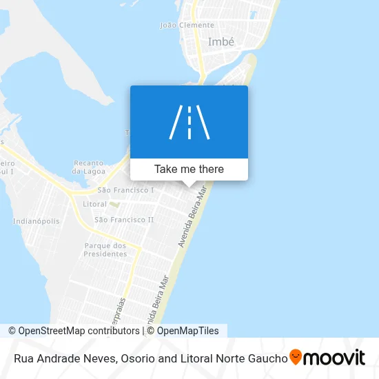 Rua Andrade Neves map