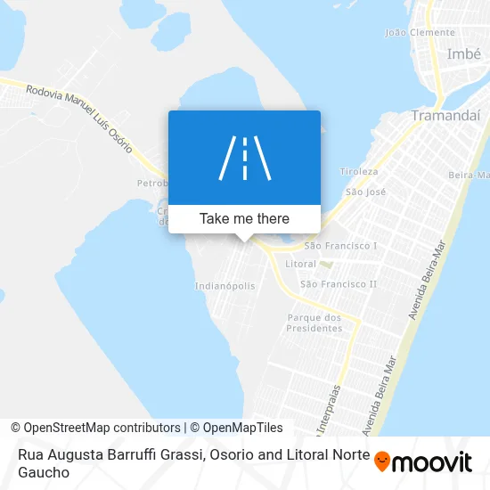 Rua Augusta Barruffi Grassi map