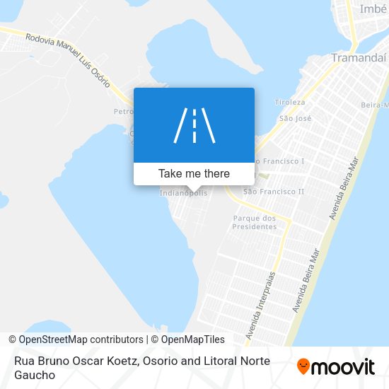 Rua Bruno Oscar Koetz map