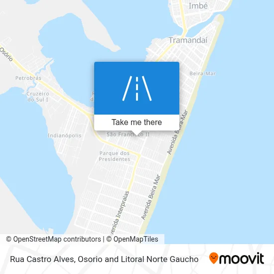 Rua Castro Alves map