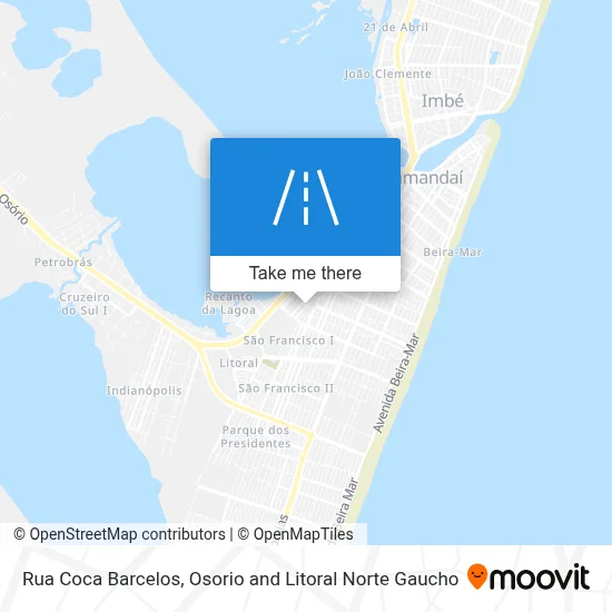 Rua Coca Barcelos map