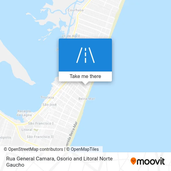 Rua General Camara map