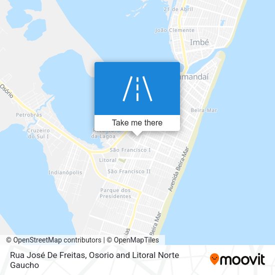 Rua José De Freitas map