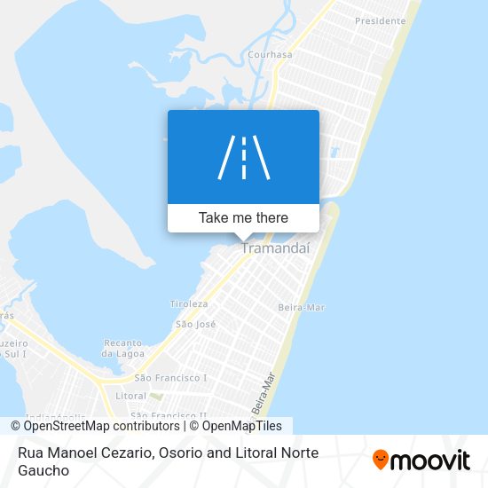 Rua Manoel Cezario map