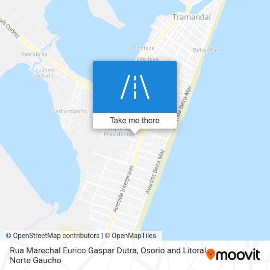 Rua Marechal Eurico Gaspar Dutra map