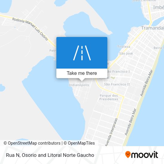 Rua N map