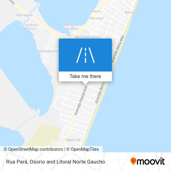 Rua Pará map