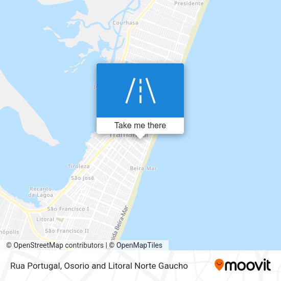 Rua Portugal map