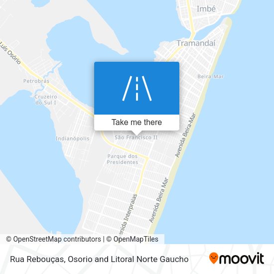 Rua Rebouças map