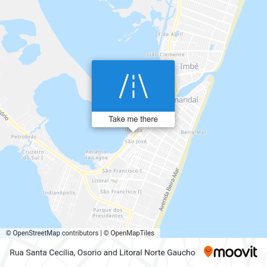 Rua Santa Cecília map