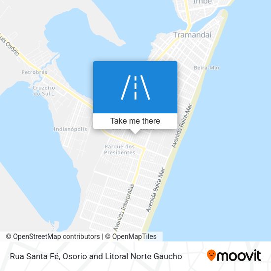 Rua Santa Fé map