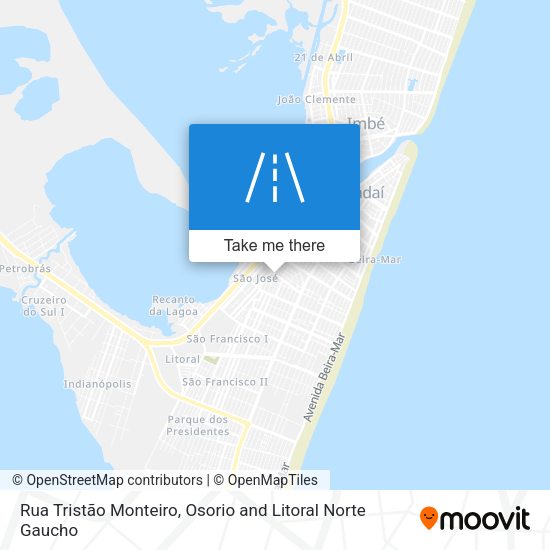 Rua Tristão Monteiro map