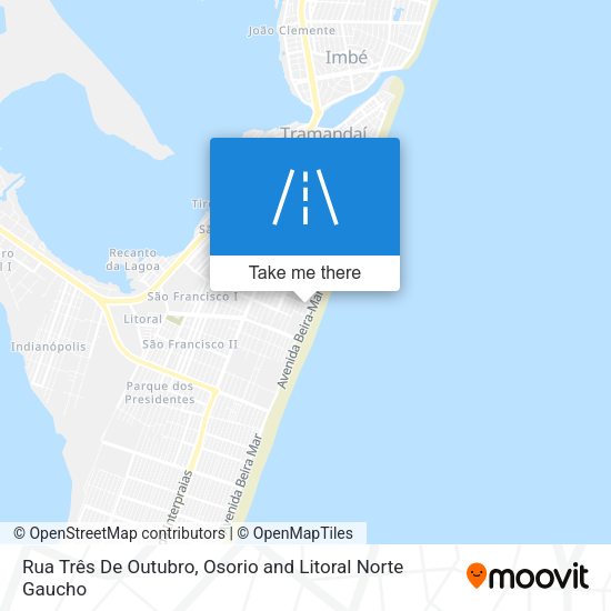 Rua Três De Outubro map