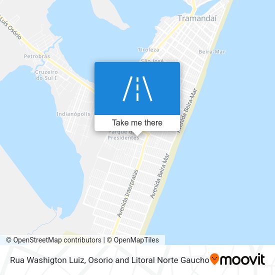 Rua Washigton Luiz map
