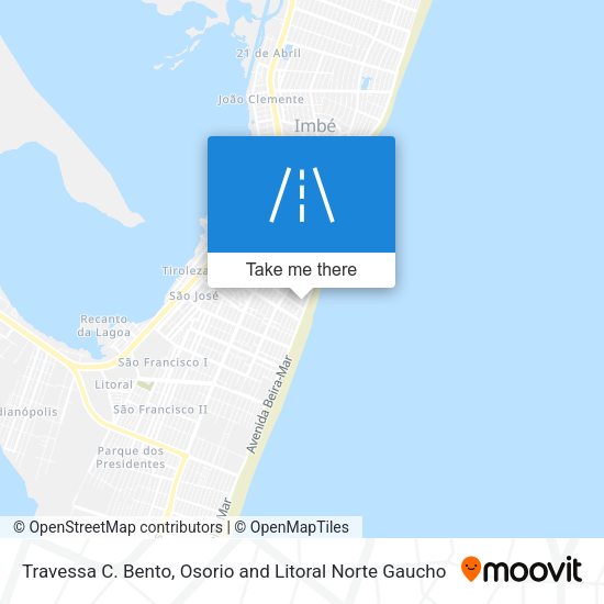 Travessa C. Bento map