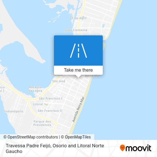 Travessa Padre Feijó map