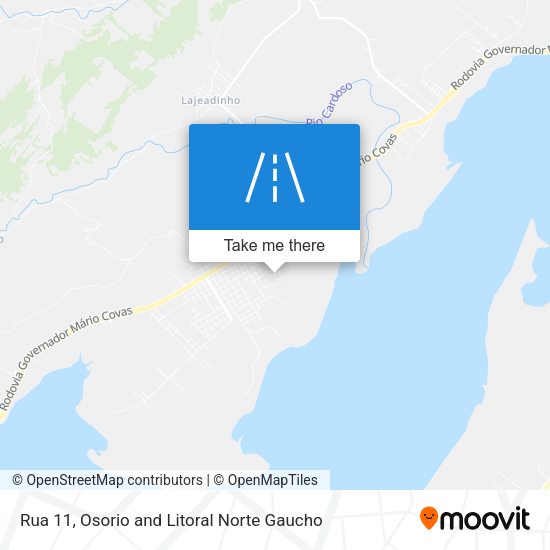 Rua 11 map