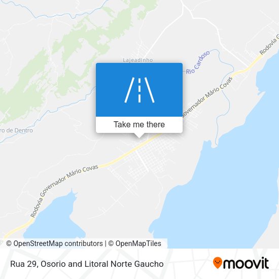 Rua 29 map