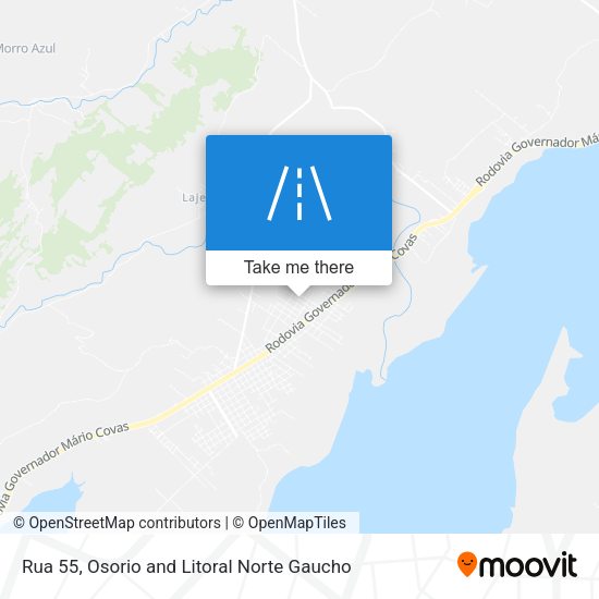 Rua 55 map