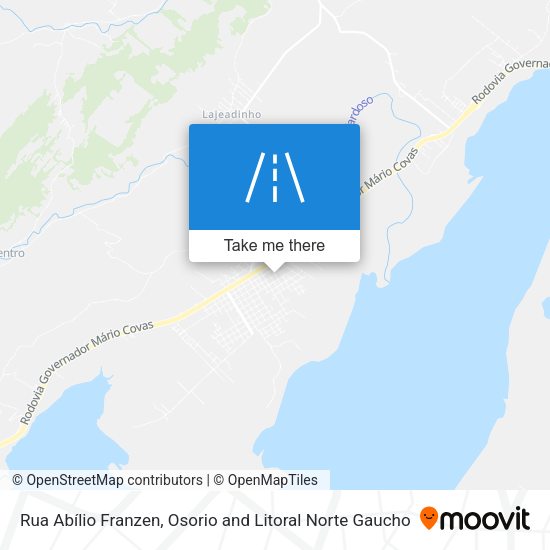 Rua Abílio Franzen map