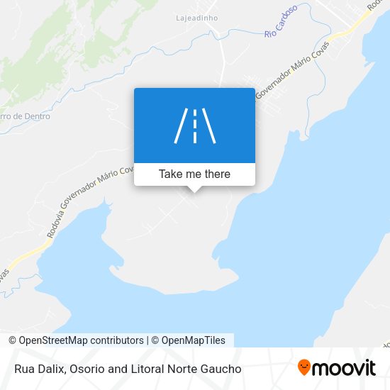 Rua Dalix map