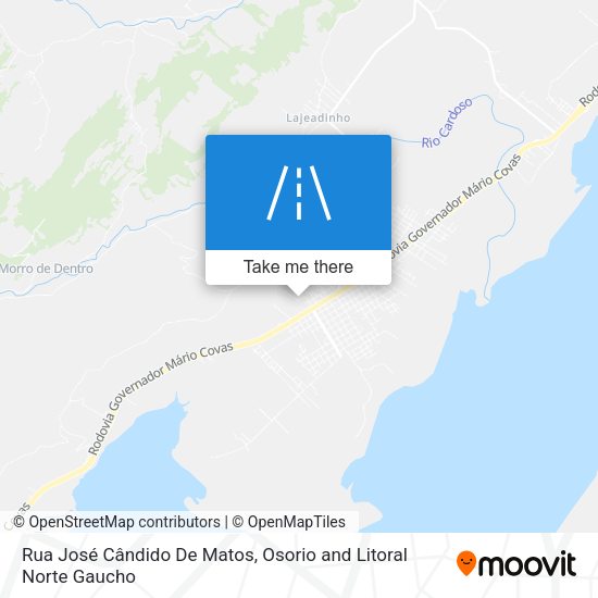 Rua José Cândido De Matos map