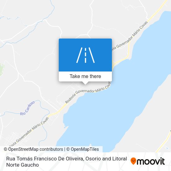 Rua Tomás Francisco De Oliveira map
