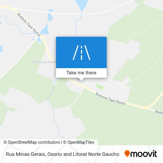 Rua Minas Gerais map