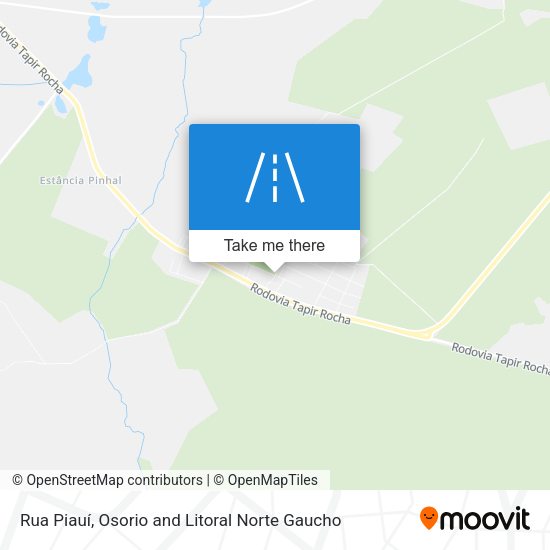 Rua Piauí map