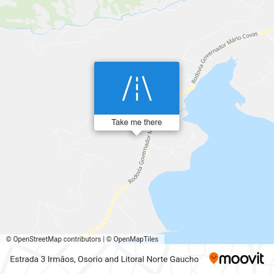 Estrada 3 Irmãos map