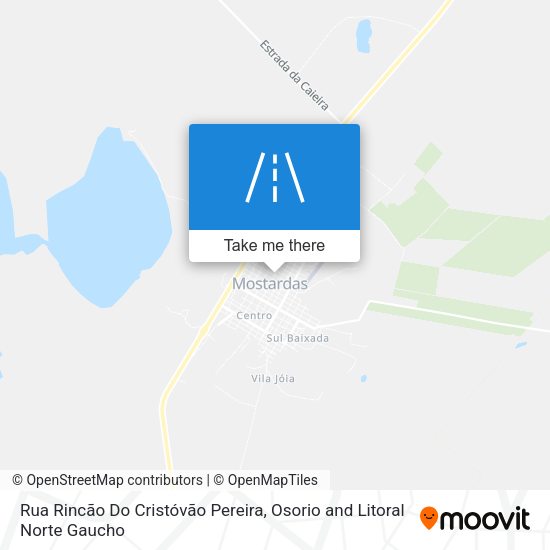 Rua Rincão Do Cristóvão Pereira map