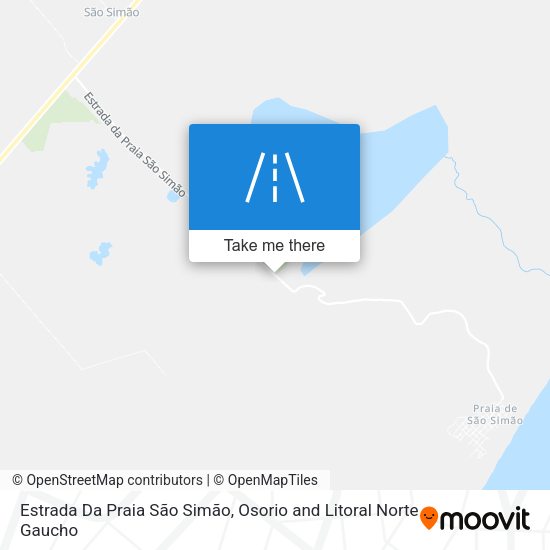 Estrada Da Praia São Simão map
