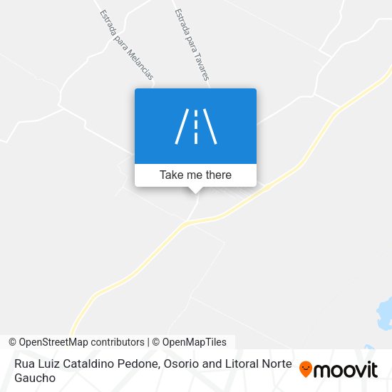 Rua Luiz Cataldino Pedone map