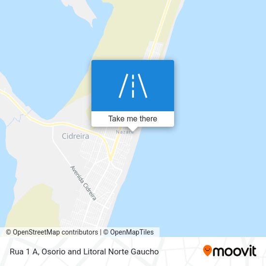 Rua 1 A map