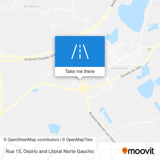 Rua 15 map