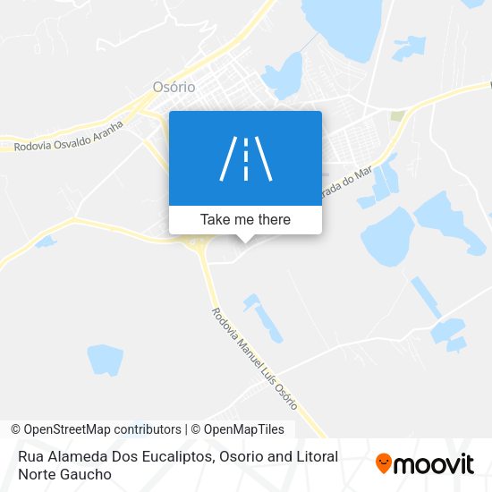 Rua Alameda Dos Eucaliptos map