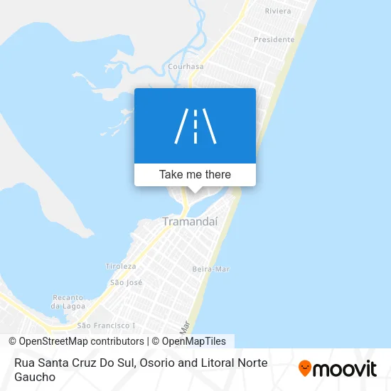 Rua Santa Cruz Do Sul map