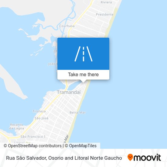 Rua São Salvador map