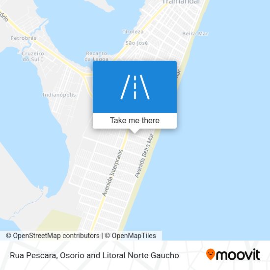 Rua Pescara map