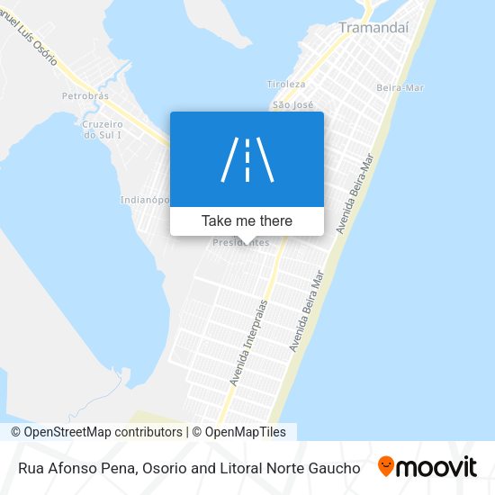 Rua Afonso Pena map