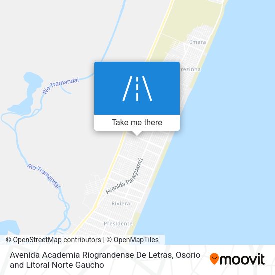 Avenida Academia Riograndense De Letras map