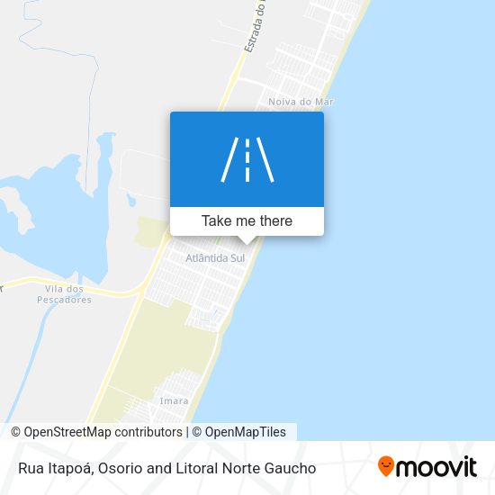 Rua Itapoá map